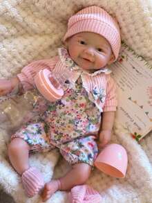 1pc 13 Inch/33CM All Silicone Reborn Girl, Lifelike Pascale & Vivienne Reborn Dolls With Visible Veins,3D Paint Can Open Mouth Art Doll, Collectible Birthday/Christmas/Family Party Gifts - Reborn Doll - View 13