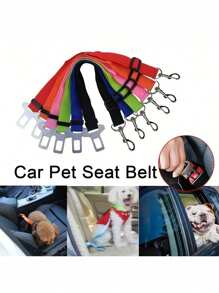 1pc Pet Car Seat Belt, Dog Retractable Leash, Pet Leash, Car Seat Belt Nylon Seat Belts Heavy Duty & Durable Car Harness For Dogs Dog Car Seat ,Dog Seatbelt,Keep Your Dog Safer! Dog Outing Dog Stuff,1pc Pet Car Seat Belt, Dog Retractable Leash, Pet Leash, Car Seat Belt Nylon Seat Belts Heavy Duty & Durable Car Harness For Dogs Dog Car Seat ,Dog Seatbelt,Keep Your Dog ! Dog Outing Dog Stuff