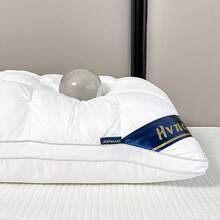 2Pcs King Size Luxuny 5-Star Hote! Qualty Pow,19x2 Inches - Dep Slep Neck SuportNon.Colapse High Pilow Core For . Seasons, Machine Washable,White Satnfinish.Piows For Sleping - 2 cái màu trắng - Xem 6