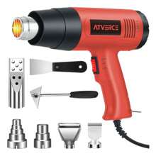 Pistola Eléctrica Calor Temperatura Ajustable 2000w Boquilla - Tipo de Enchufe A USA (110-127V) - Ver 1