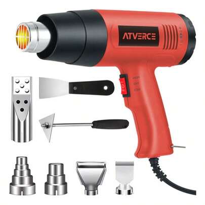 Pistola Eléctrica Calor Temperatura Ajustable 2000w Boquilla