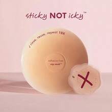 Circular Invisible Chest Patch  Nipple Patch Say Goodbye To Sticky Feeling For Daily Necessities - Em yêu - Xem 4