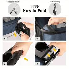 Pet Strollers - Navy blau - View 10