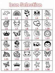 Sello de nombre personalizado para ropa, sello de ropa impermeable personalizado, sello de firma con patrón de dibujos animados, sello personalizable para niños, estilo personalizado - Multicolor - Ver 4
