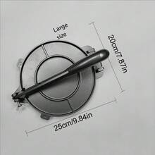 1 Pc 6 Inches, 8 Inches,10 Inches Aluminum Dough Press, Press Machine, Mexican Corn Tortilla Press Machine, Thin Pancake Machine - Multicolor - View 4
