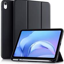 IPad Tablet Case Compatible With IPad (A16) 11th Generation Case 11 Inch 2025, For IPad 10th Generation Case 10.9 Inch 2022 With Pencil Holder, Slim Trifold Stand Protective Cover With Soft TPU Back, Sky Blue