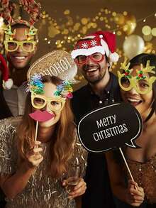 1/3/5pcs-Christmas Glasses Glitter Holiday Party Glasses Frames Christmas Decoration Accessories Mask Glasses, Prom Party Plastic Glasses, Funny Glasses Influencer Christmas Glasses, Christmas Glasses Glitter Party Accessories Glasses Frames Christmas Costume Decoration Glasses Christmas Holiday Party Supplies Gift Photo Booth. Christmas Party Glasses With 12 Designs Holiday Glasses Frames For Christmas Party Gifts And Holiday Gifts