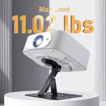 3-In-1 Projector Stand Table, Desk, Wall And Ceiling Mount With 1/4-Inch Screw, Foldable, Easy Setup, Compact Portable, Height Adjustable And Compatible With Most Projectors For Home,Outdoor,Office