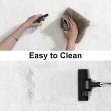 Soft Fluffy Shag Throw Area Rug, 2x4 Black, Non-Slip Bedroom, Hallways, Bedside, Dorm, Living Room - Long Shaggy Rug - 奶油 - 查看 6