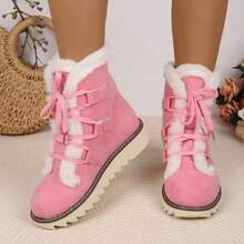 Comfortable And Versatile Thick-Soled Non-Slip Women's Shoes In Winter, Outdoor Women's High-Top Shoes
