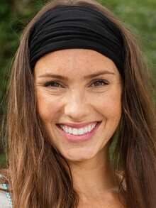 1 Peça Faixa de Cabelo Feminina Sweatband, Faixa de Cabeça Versátil e Fashion Feminina em Cores Sólidas e Estampa Floral Tie-Dye, Adequada para Penteados, Lavagem de Rosto, Proteção Solar, Cobertura do Pescoço, Elástica e Respirável, Ideal para Esportes ao Ar Livre, Corrida, Fitness, Yoga, Acessórios de Moda Casual para Cabelo