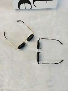 Retro einfache Kaleidoskop-Drehbrille für Partys, Steampunk-Stil mit einstellbarer Helligkeit, Metallrahmen mit grauer Linse, geeignet für Maskeraden und Modezubehör, Modebrillen mit Statement | Steampunk-Brillen | Metallrahmen-Brillen