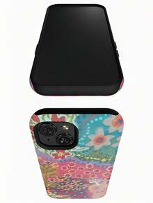 Ocean Style Collage Pattern Colorful Girls College Style 2 In 1 Film Phone Protective Case - Compatible With IPhone16,16plus,16promax,15Plus,15Pro,15ProMax,14,14Plus,14Pro,14ProMax,13,13Pro,13ProMax,12,12Pro,12ProMax,11,11Pro,11Pro Max,And Galaxy S25/S25 Plus/S25 Ultra/S24/S24 Plus/S24 Ultra/S24 FE/S23/ S23+/S23 Ultra/S22/S22+/S22 Ultra/S21/S21+/S21 Ultra/S20 Is A Thoughtful Birthday Gift For Your Girlfriend, Boyfriend And Friends. - 彩色 - 查看 3