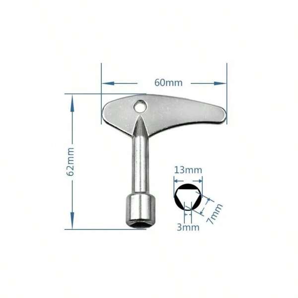 Clé à molette en alliage universelle à tête carrée pour ascenseur, boîte électrique, armoire, boîtier, clé à douille