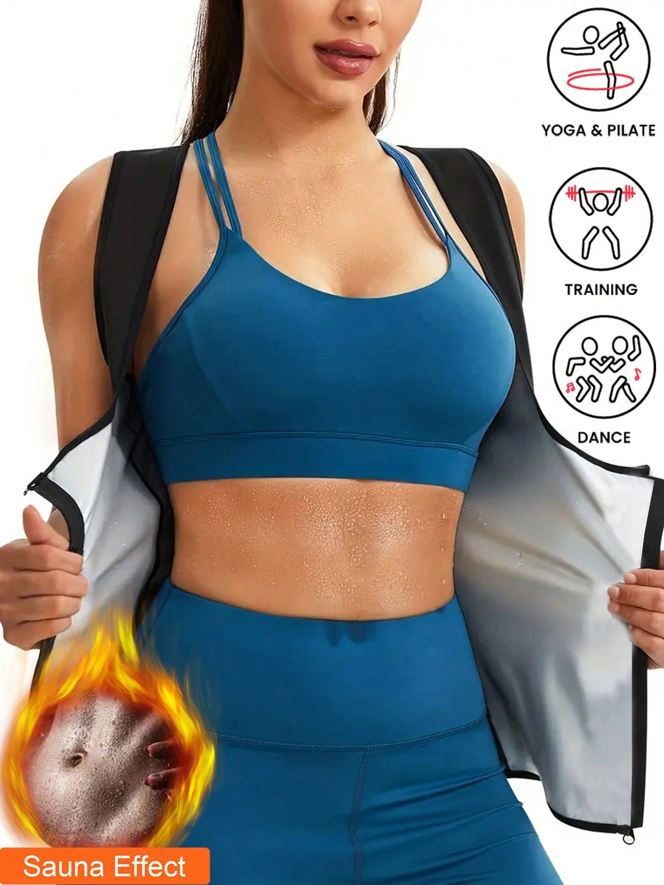 حزام تنحيف الخصر، حزام العرق النيوبرين لتنحيف الخص...