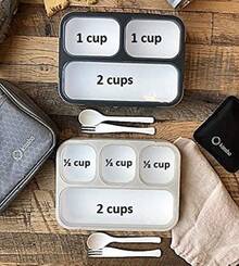 Lunch Box - Grey + Black - View 6