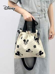 Disney Disney Mickey Mouse Drawstring Shoulder Bag, Handbag For Shopping, Travel And Commuting