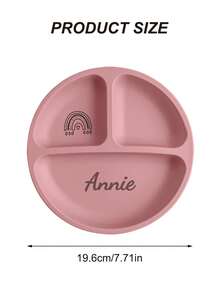1pc Print On Demand Baby Silicone Dining Plate Personalized Customization Pattern Name Children Dishes Kids Suction Plate Custom Baby Tableware,Multi-Functional,Ornamental,Letter,Stylish,Modern,Colorful,Cute,Adorable,Casual,Custom,Personalised,Unique,Customized,Ideal Gifts For Him,Ideal Gifts For Her,Halloween Edit,Back To School Fashion,Christmas Gift - Multicolor - View 11