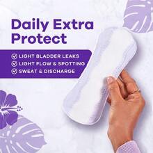 Daily Extra Protect Panty Liners, Long Length, Unscented, 108 Count