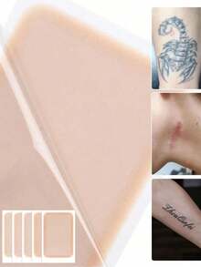 Silicone Scar Sheets - Gentle, Washable, Reusable, Suitable For Surgical Scars, C-Section Scars And Keloid Scars - Soft, Breathable, Waterproof Silicone Scar Sheets, Effective Scar Management