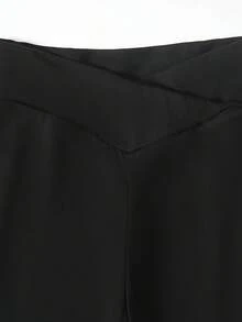 2pcs Girls High Waist Flare Leg Pants, Black And Gray Elastic Comfortable Casual Slim Fit Trousers For Girls Daily Outdoor, 2-Pack - Multicolor - View 3