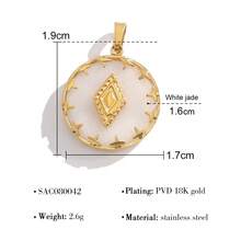 Accessori essenziali per gioielli fai-da-te in stile bohémien, con pietre naturali colorate e pendenti in acciaio inossidabile realizzati a mano, ideali per collane, bracciali, orecchini e regali, perfetti per le vacanze