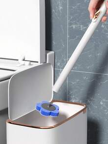 10/20 件一次性马桶刷替换头、多功能清洁刷头、升级材质一次性马桶清洁棒头刷兼容多种棒、浴室清洁工具、浴室必需品、（不含马桶刷）浴室装饰秋季装饰。 - 彩色 - 查看 3