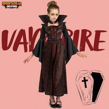 Spooktacular Creations Halloween Royal Vampire Costume Set For Girls Halloween Dress Up Party, Cosplay, Vampire - Themed Party - 白色 - 查看 2