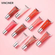 VINCINER 1 件 8ml 闪亮唇彩，丰盈镜面闪光持久保湿唇彩，派对彩妆和日常唇部护理 - 彩色 - 查看 4