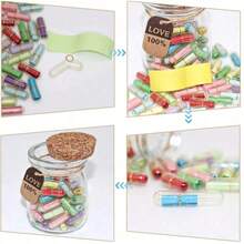 Bottle Message Collection, Includes Heart Shape, Christmas Tree, Pudding Shape, Cute Gifts For Boyfriend/Girlfriend, Anniversary Love Letter, Birthday Gift, Valentine's Day Gift, Mother's Day Gift, And More - Message In a Bottle - View 5