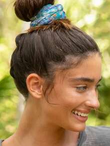 1 Peça Faixa de Cabelo Feminina Sweatband, Faixa de Cabeça Versátil e Fashion Feminina em Cores Sólidas e Estampa Floral Tie-Dye, Adequada para Penteados, Lavagem de Rosto, Proteção Solar, Cobertura do Pescoço, Elástica e Respirável, Ideal para Esportes ao Ar Livre, Corrida, Fitness, Yoga, Acessórios de Moda Casual para Cabelo