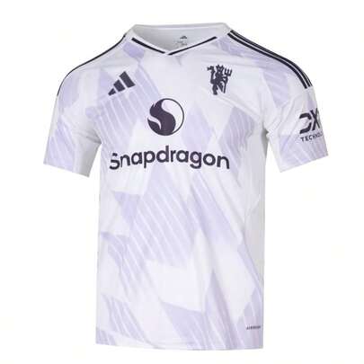 Adidas 男士T卹MUFC A JSY運動短袖輕盈健身戶外運動短袖T卹JI7423