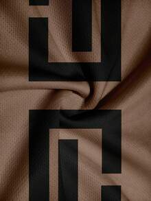 男士印花圆领短袖T恤和长裤套装，四季皆宜 - 彩色 - 查看 5