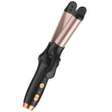 Cordless USB Type-C 30s Fast Heating Hair Curler 2 In 1 Mini Straightening Curling Iron 4000mAh Li-Ion Battery Rechargeable Hair Curling Iron