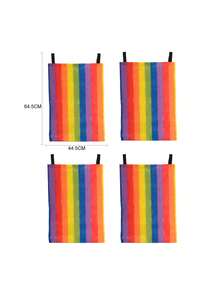 4 Packs Canvas Potato Sack Race Bags, Durable Jump Bags For Outdoor Lawn Games, Family Interactive Sports, Hand Washable, Non-Electric, No Feathers - Multicolor - View 9