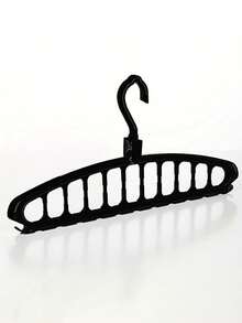 Cabide Multiuso Rotativo 360° Economizador de Espaço, Cabide Espiral de Plástico Economizador de Espaço para Dormitório de Estudante, Casa, 1 Armazenamento 11 Roupas, Adequado para Casa, Dormitório e Viagem - Cabide Dobrável para Secar Calças, Camisas e Saias, Primavera, Minimalista, Tops de Verão - Multicolorido - Visão 6