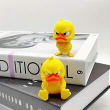 1pc 3D Printed Angry Duck Statue - Funny Duck Sculpture, Can Be Placed On Shelf Or Desk - Duck Desktop Decor - Perfect Cute Gift For Duck Lovers And Animal Decor Enthusiasts - Multicolor - View 1