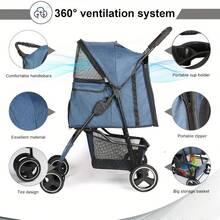 Pet Strollers - Navy blau - View 6