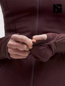 Lululemon Define Jacket Nulu Women's Lightweight, Full Zip Running Track Jacket-For Yoga Gym Running-Sweat-Wicking-Yoga-All Seasons Sport-Spring/Summer-Autumn/Winter-Mother's Day Gifts-Father's Day Gift - Goodnight Plum - 查看 5