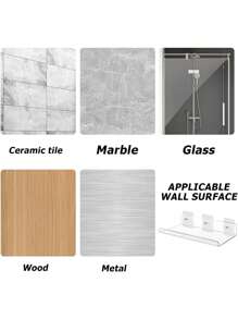 Floating Shelves, No Drilling Required, Wall Mounted Acrylic 30cm Picture Rail Kitchen Shelves, Wall Mounted Bookshelves, Stick-On Shelves, Bathroom Wall Shelves, Wall Panel Shelves For Kitchen, Bathroom