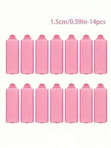 14个/10个海绵卷发器，大/中/小号柔软泡沫卷发器，适用于打造波浪发型，舒适睡眠卷发器，美发造型工具，卷发器，卷发梳，卷发棒，卷发产品，卷发器，卷发卷发器，卷发工具，卷发棒，卷发，无热卷发，无热卷发，卷发器，理发师，卷发器 - 彩色 - 查看 8