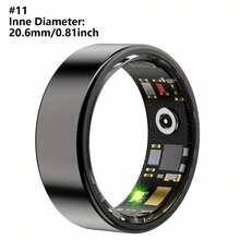 MixtataDi Smart Ring, New Smart Ring With Charging Compartment, Fitness, Steps, Distance, Calories, Sleep, Exercise, Compatible With For Iphone Android, Remote Photo Control, Ultra Low Power Consumption, Stylish And Comfortable Gift Option - 彩色 - 查看 15