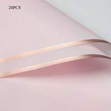 40 folhas de papel de embrulho floral, bordas douradas marcadas, estilo coreano, decoração floral, artesanato, embalagem para presente, 23" x 23", papel de embrulho, páginas finas, suprimentos para buquês, páginas finas rosa, para sacolas e embalagens de presente, papel de embrulho multicolorido, papel de embrulho para presente do Dia dos Namorados, papel para artesanato de aniversário, Páscoa, Dia das Mães, formatura, embalagem para presente, artesanato, guirlanda de flores com borlas (branca)