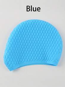 Comfortable High-Elasticity Silicone Swim Cap For MenAnd Women, Thick Bathing Cap Suitable For Long AndShort Hair, Keeping Hair Dry, Easy To Remove. PerfectChoice For Outdoor Water Sports.Swimming AccessoriesBathing Cap Swimming Cap Swimming Cap For Long Hair - Extra Large Swimming Cap - Waterproof Silicone Swimming Hat For Women, Men, Weaves, Braids, Afro, Hair Extension - Long Hair Swim Cap, Beach Essentials, Beach Accessories, Pool Float