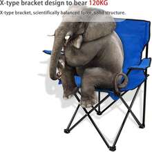 Portable Folding Fishing Chair With Armrests Lightweight Camping Chair, Soft Outdoor Furniture Folding Beach Camping Chair, Ultralight Backpacking Chair With Cup Holder And Carrying Bag, Compact, Suitable For Outdoor Fishing, Camping, BBQ, Beach, Travel, Picnic, Festival And Other Occasions, Green, 1.8kg - Green - View 10