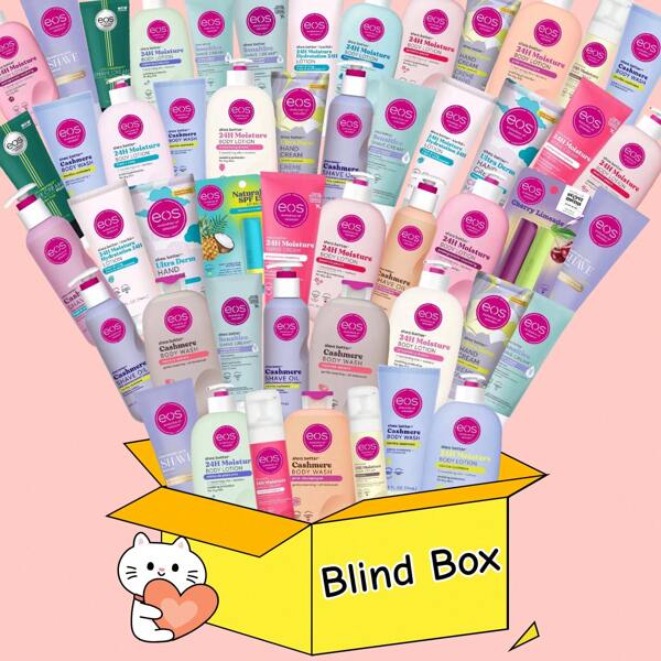 The Eos Skin Renewal Blind Box Is Here! Hand Cream, Body Wash, Hair Removal Cream, And Other Great Products Are Randomly Included, Gently Protecting Every Inch Of Your Skin. Open It Up For A Delightful Skincare Surprise!