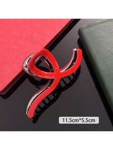 Korean Elegant Heart Shaped Plastic Claw Hair Clip, Medium Size, Wholesale,Hair Accessories,Hair Claw,Claw Clips,Hair Clutch,Hair Jaw Clip Fall Winter For Vacation Outfits Woman