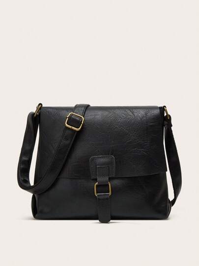 zijinling New Fashion Classic Versatile Women's Bag, Simple College Style Shoulder Bag, Casual Crossbody Bag