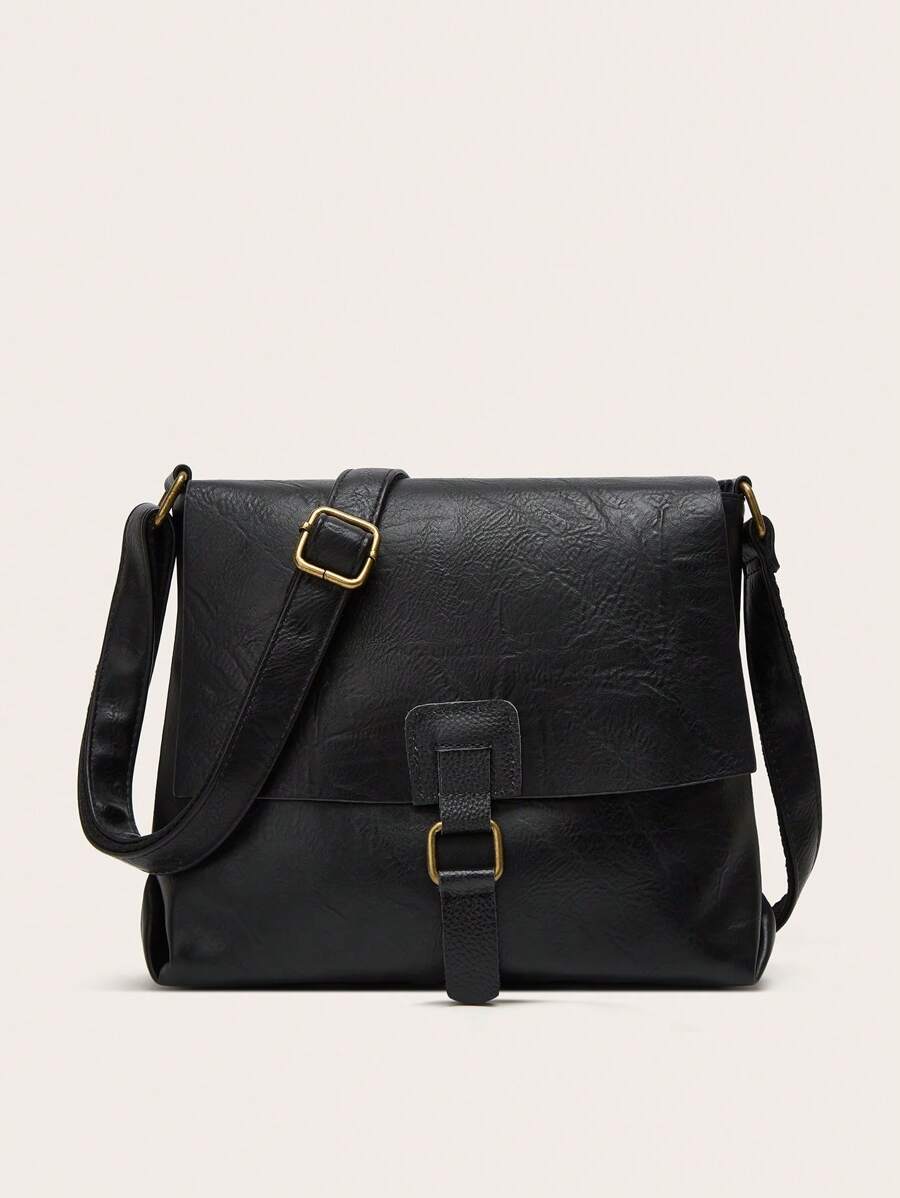 zijinling New Fashion Classic Versatile Women's Bag, Simple College Style Shoulder Bag, Casual Crossbody Bag