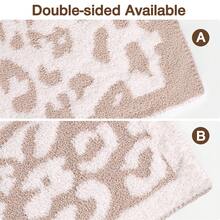 1 Piece Stylish Leopard Blanket,Throw Blanket For Couch,Ultra - Soft Weave,Printed Flannel Blanket,Soft Cozy Fluffy Pattern Blanket,Warm For All Seasons,Suitable For Home Decoration,Bed,Sofa,Office,Room,Dorm,Machine Washable(Zebra,Cheetah Print) - Màu hồng báo - Xem 3